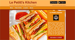 Desktop Screenshot of lepetittskitchen.com
